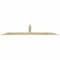 Ekena Millwork Portland Rough Sawn Timber Gable Bracket, Douglas Fir, 96"W x 16"H x 4"D x 4"F, 4/12 Pitch GBW096X16X0404POR00RDF - alternate 1